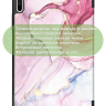 Чехол для Huawei MatePad 11, MatePad C7, Розовый мрамор