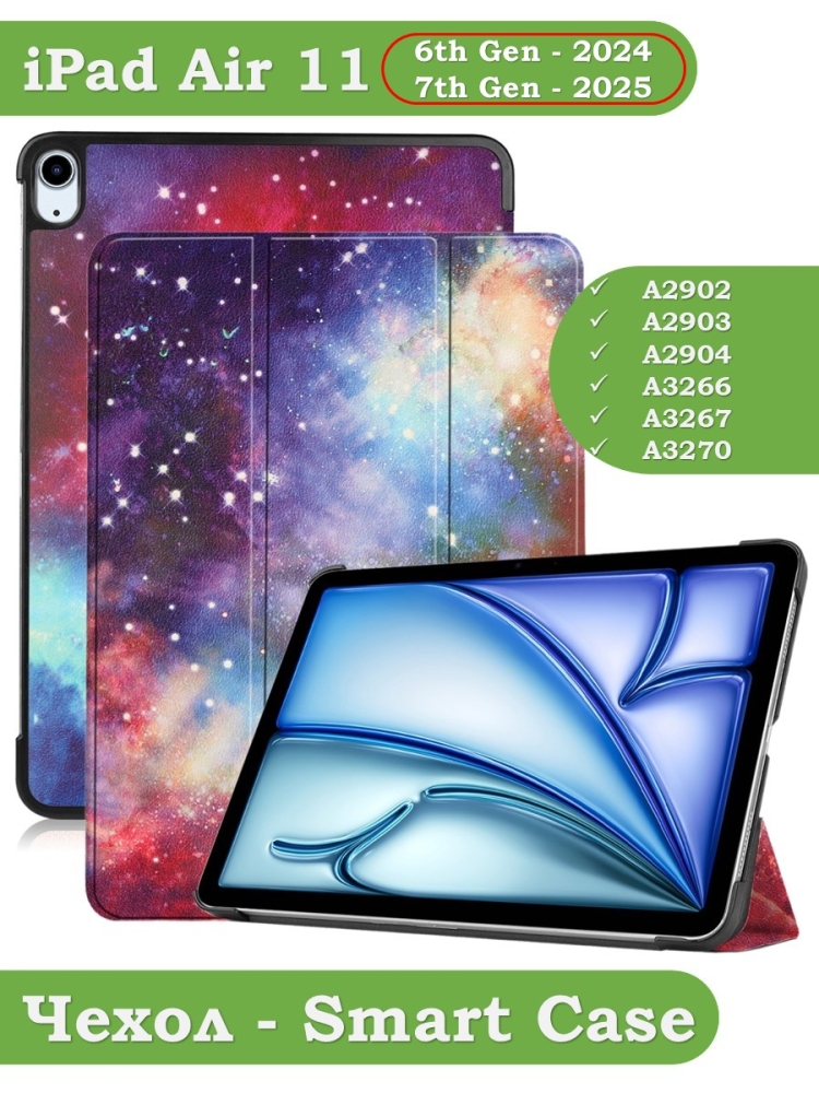 Чехол для iPad Air 11 (6th gen), 2024, Галактика Млечный Путь