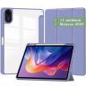 Чехол с прозрачной задней крышкой для Xiaomi Redmi Pad 2 (фиолетовый), прозр. акрил