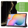 Чехол для Samsung Galaxy Tab S6 Lite, Tab S6 Lite (2022), Чёрный мрамор