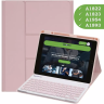 Чехол с клавиатурой для iPad 5 2017, iPad 6 2018, 9,7 дюйма (розовый), поворотный