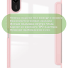 Чехол с прозрачной задней крышкой для Xiaomi Redmi Pad 2 (розовый), прозр. акрил