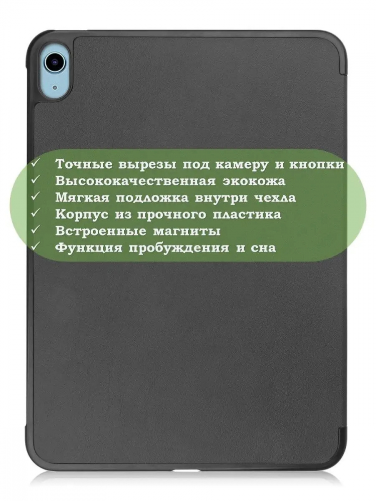 Чехол для iPad 10.9 2022 10th generation (черный)