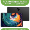 Чехол с узором на TCL NxtPaper 14 Pro (черный)