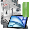 Чехол для iPad Air 11 (6th gen), 2024, Эйфелева башня в Париже