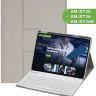 Чехол с клавиатурой для Samsung Galaxy Tab S11 (светло-серый), поворотный