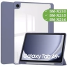 Чехол с прозрачной задней крышкой для Samsung Galaxy Tab A9 Plus (фиолетовый), прозр. акрил