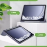 Чехол с прозрачной задней крышкой для Samsung Galaxy Tab A9 Plus (фиолетовый), прозр. акрил