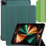 Чехол для iPad Pro 12,9 (2020, 2021, 2022), темно-зеленый