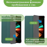 Чехол для iPad Pro 12,9 (2020, 2021, 2022), темно-зеленый