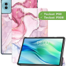 Чехол для Teclast P50Ai, Teclast P50, Teclast P50S (Розовый мрамор)