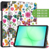 Чехол для Samsung Galaxy Tab A11, A9 (Бабочки)
