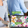 Чехол для Samsung Galaxy Tab A11, A9 (Бабочки)