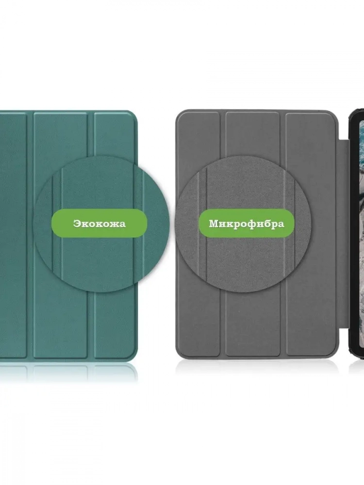 Чехол для TCL NxtPaper 10s, TCL TAB 10s 4G 9080G (2021), темно-зеленый