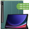Чехол для Samsung Galaxy Tab S9 Plus 12.4" (темно-зеленый)