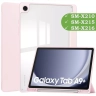 Чехол с прозрачной задней крышкой для Samsung Galaxy Tab A9 Plus (розовый), прозр. акрил
