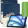 Чехол для iPad Air 11 (6th gen), 2024, Сонный кот