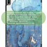 Чехол для Huawei MatePad 11, MatePad C7, Голубой мрамор