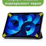 Чехол для iPad 10.9 2022 10th generation, Чёрный мрамор