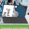 Чехол для Realme Pad 2 (РЕАЛМИ 2), Сонный кот
