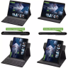 Чехол с клавиатурой для iPad Air 5, iPad Air 4, iPad Pro 11 (черный), поворотный