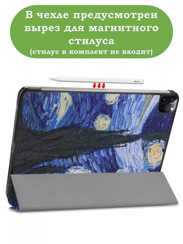 Чехол для iPad Pro 12,9 (2020, 2021, 2022), Ван Гог