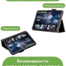 Чехол с узором на Teclast T45HD (черный)