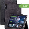 Чехол с узором на Teclast T45HD (черный)