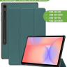 Чехол для Samsung Galaxy Tab S9, S9 FE, S10 FE, S10 Lite (т.зеленый)