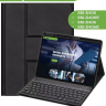 Чехол с клавиатурой для Samsung Galaxy Tab S9, S9 FE, S10 FE, S10 Lite (черный), поворотный
