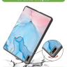 Чехол для Huawei MatePad 11, MatePad C7, Розово-голубой мрамор