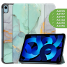 Чехол для iPad 10.9 2022 10th generation, Зеленый мрамор