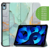 Чехол для iPad 10.9 2022 10th generation, Зеленый мрамор