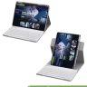 Чехол с клавиатурой для iPad Air 5, iPad Air 4, iPad Pro 11 (светло-серый), поворотный