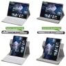 Чехол с клавиатурой для iPad Air 5, iPad Air 4, iPad Pro 11 (светло-серый), поворотный