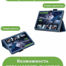 Чехол с узором на Teclast T45HD (голубой)