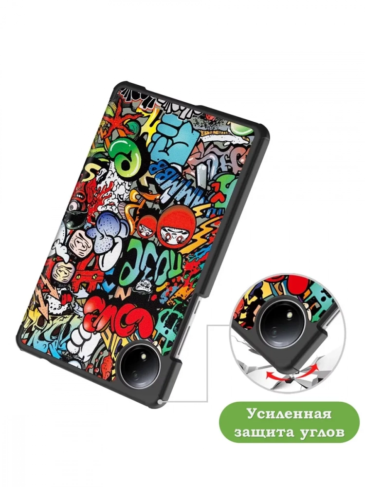 Чехол для Redmi Pad SE 8.7 4G (Wi-Fi/LTE), Граффити