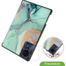 Чехол для Teclast T50HD, T50 Plus, T50 Max, Зеленый мрамор