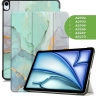 Чехол для iPad Air 11 (6th gen), 2024, Зеленый мрамор