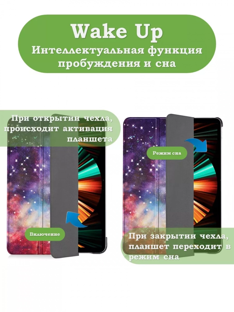 Чехол для iPad Pro 12,9 (2020, 2021, 2022), Млечный Путь