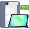 Чехол с прозрачной задней крышкой для Samsung Galaxy Tab A11 (a-11) (фиолетовый), прозр. акрил