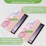 Чехол с прозрачной задней крышкой для Samsung Galaxy Tab A9 Plus (розовый мрамор), прозр. акрил