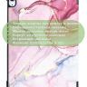Чехол для iPad Air 11 (6th gen), 2024, Розовый мрамор