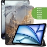 Чехол для iPad Air 11 (6th gen), 2024, Серый мрамор