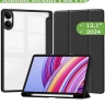Чехол с прозрачной задней крышкой для Xiaomi Redmi Pad Pro, POCO Pad (черный), прозр. акрил