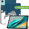 Чехол для DOOGEE T36, Blackview MEGA 2, Oscal Pad 100, Teclast T60 Plus (Сонный кот)