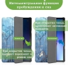 Чехол для Lenovo Tab M10, TB-328 - 10,1 дюйм, Голубой мрамор