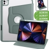 Поворотный чехол для iPad Pro 11 (5th gen), 2024 (темно-зеленый), 360гр.