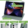 Поворотный чехол для iPad Pro 11 (5th gen), 2024 (темно-зеленый), 360гр.