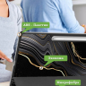 Чехол для Samsung Galaxy Tab S10 FE+ (13,1") (Черный мрамор)